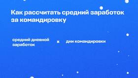 Как рассчитывается средняя заработная плата для командировки в Шатура