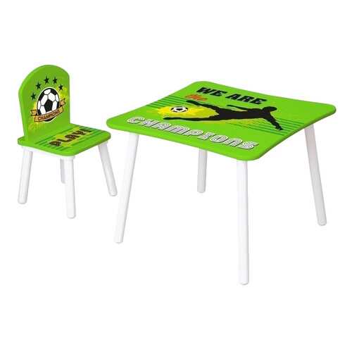 Стул для комплекта детской мебели Polini kids Fun 145 S Футбол, зеленый в Шатура