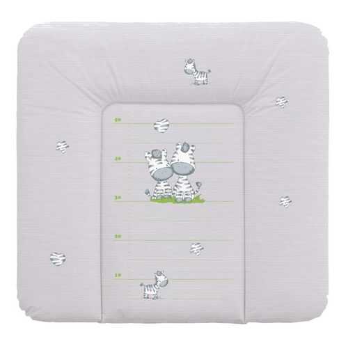 Матрас пеленальный Ceba Baby Zebra grey на комод, 70x75 см в Шатура