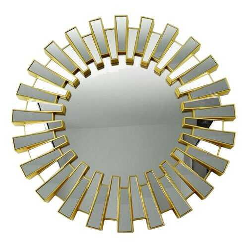 Зеркало настенное Hoff 80299976 66х66 см, золотой в Шатура