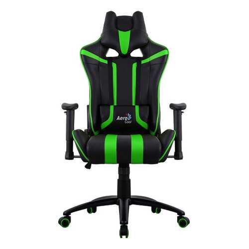 Игровое кресло AeroCool AC120 AIR, зеленый/черный в Шатура