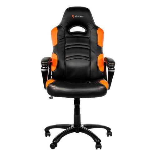 Игровое кресло Arozzi Enzo/Экокожа черная/оранжевая в Шатура