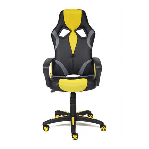 Игровое кресло TetChair Runner, желтый/черный в Шатура