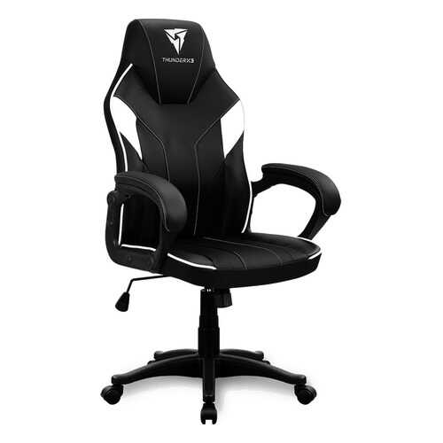 Игровое кресло ThunderX3, черный/белый в Шатура