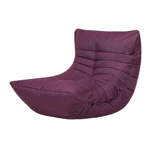 Кресло бескаркасное Папа Пуф Cocoon Chair Purple, размер L, рогожка, фиолетовый в Шатура