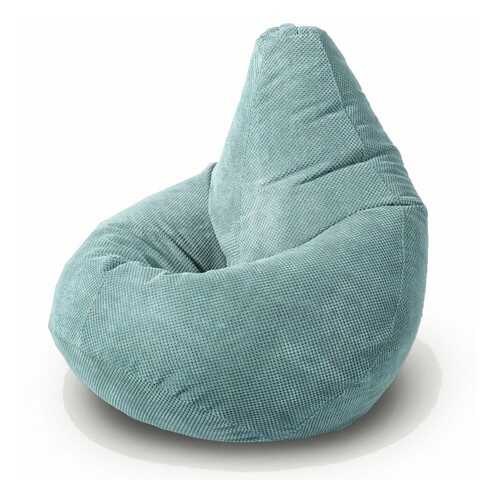 Кресло-мешок груша MyPuff, размер Комфорт, объемный велюр, ментол в Шатура