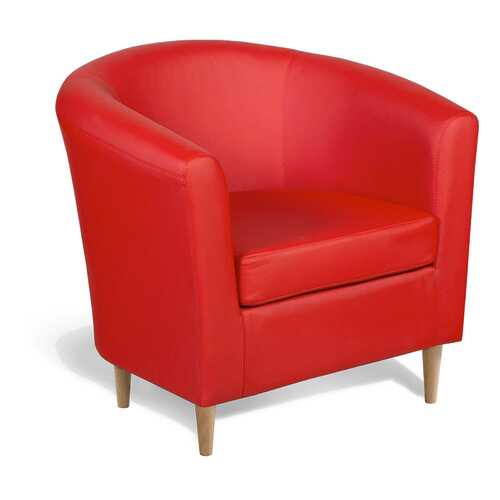 Кресло Евро Лайт экокожа красный в Шатура