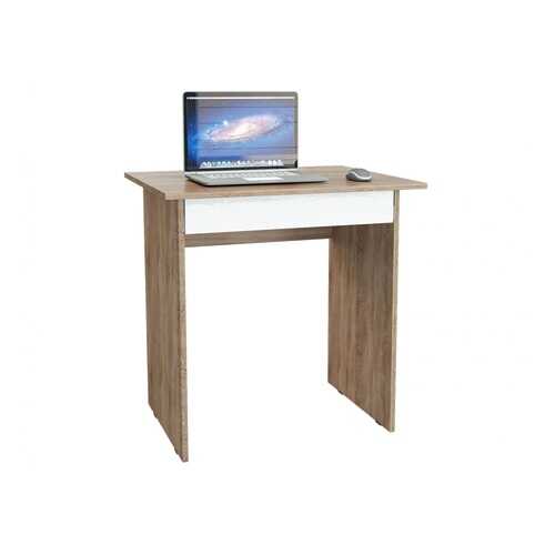 Компьютерный стол для ноутбука МФ Мастер Милан-2Я Дуб сонома / Белый в Шатура