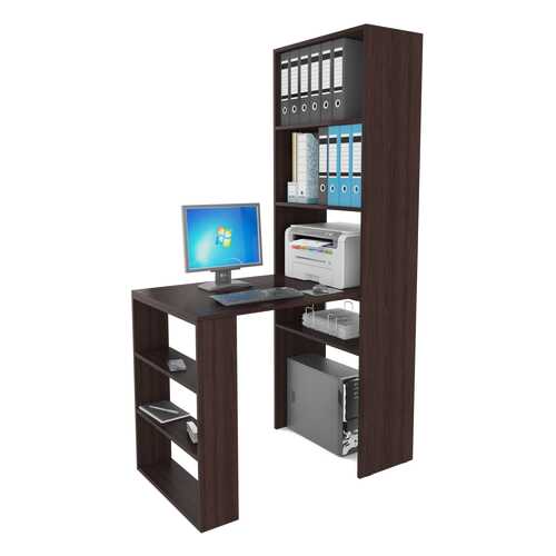 Компьютерный стол в комплекте МФ Мастер Рикс-4+Рикс-5 110x63,2x177, венге в Шатура