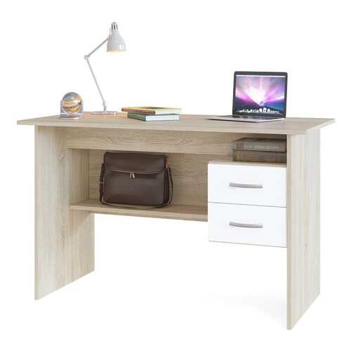Письменный стол Сокол СПМ-07.1 дуб сонома/белый, 120х60х74 см. в Шатура