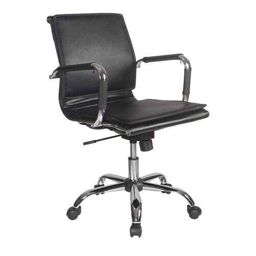Компьютерное кресло Бюрократ 664068 CH-993-LOW/BLACK 60х65.5х93 см, черный/хром в Шатура