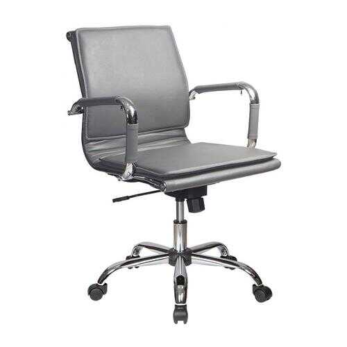 Компьютерное кресло Бюрократ 813064 CH-993-LOW/GREY 60х65.5х93 см, серый/хром в Шатура
