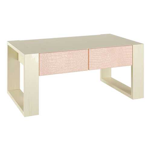Журнальный столик Компасс-мебель Александрия премиум 95х55х42 см, берёза снежная в Шатура