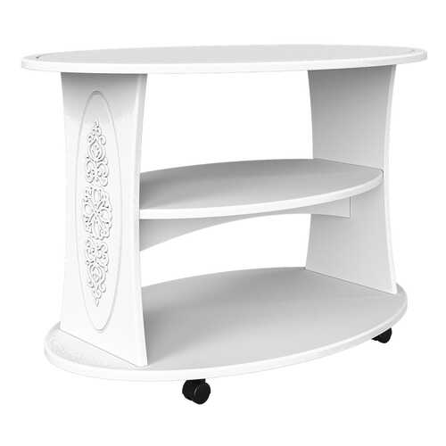 Журнальный столик Компасс-мебель Ассоль АС-17 KOM_AC17 90х60х57,5 см, белое дерево в Шатура