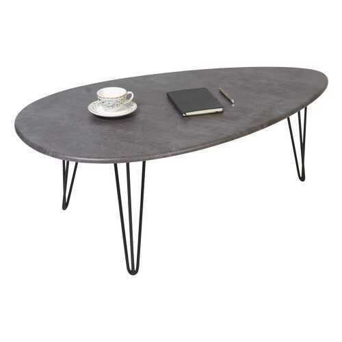 Журнальный столик Мебелик Шеффилд 2581 120х70х44,6 см, серый бетон в Шатура