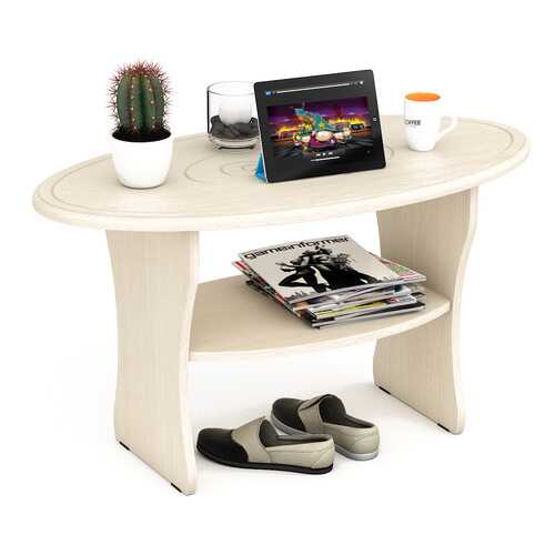 Журнальный столик Мебельный Двор МД-СЖ-7 101х54х55 см, дуб в Шатура