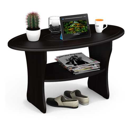 Журнальный столик Мебельный Двор МД-СЖ-7 101х54х55 см, венге в Шатура